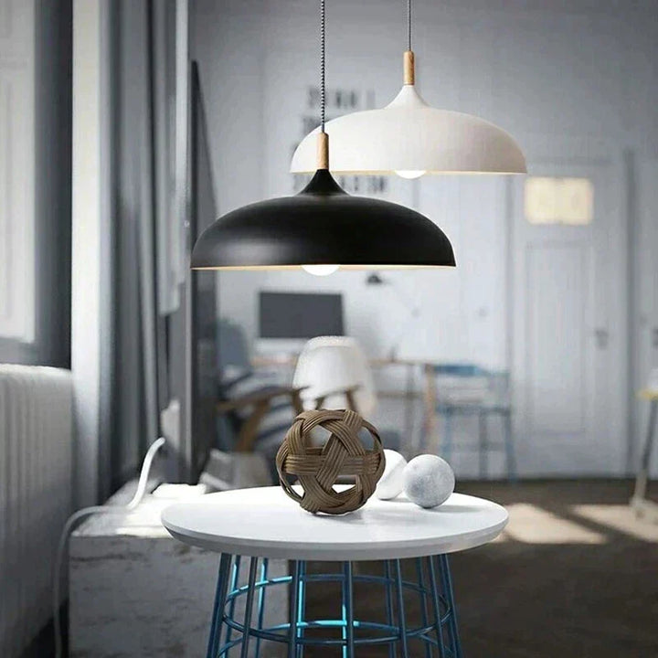 NordicOak loftlampe i nordisk eg