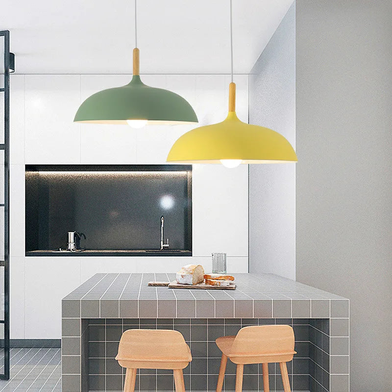 NordicOak loftlampe i nordisk eg