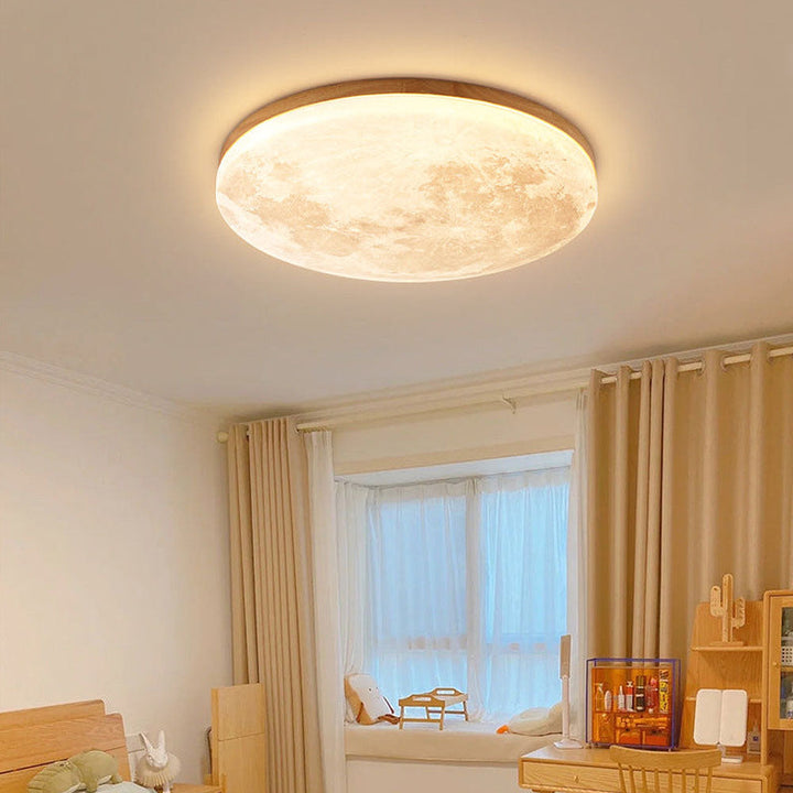 LunarGlow loftlampe – Afslappende måneskin til ethvert interiør