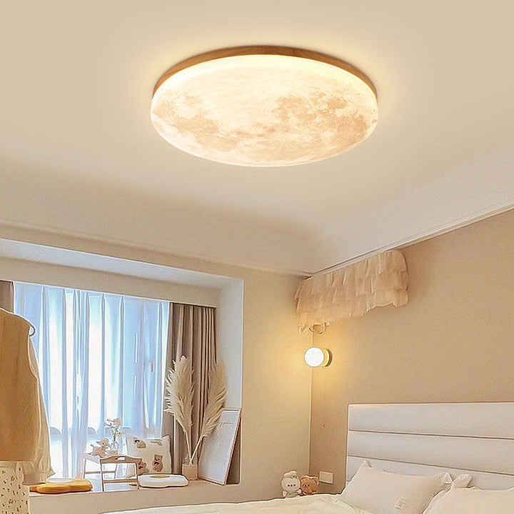 LunarGlow loftlampe – Afslappende måneskin til ethvert interiør