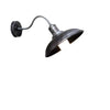 Udendørs væglampe i jern vintage industriel LED 1 lyskilde
