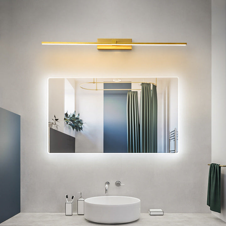 Lineært sekskantet spejl vægglampe – moderne vanity til badeværelse og soveværelse
