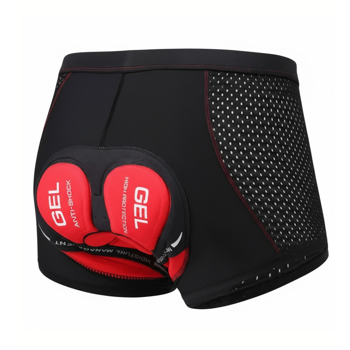 Polstret cykelunderbukser – 5D-gelpude – unisex