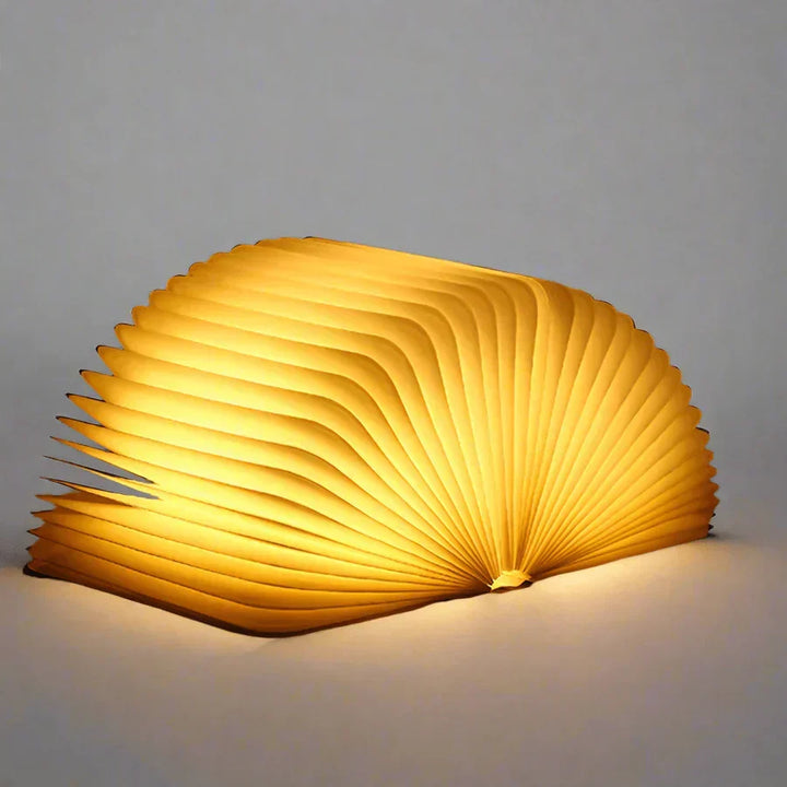Foldbar boglampe med varmt LED-lys - StoryGlow