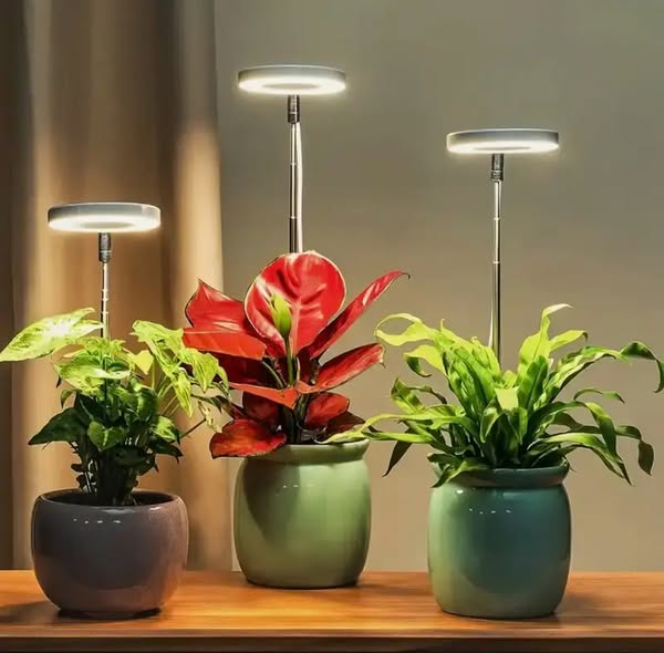 LED-planteslampe med fuldt spektrum og timer- og dæmpningsfunktion