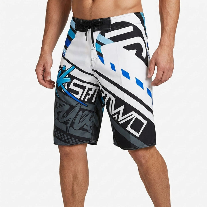 Badeshorts med print - Vintala
