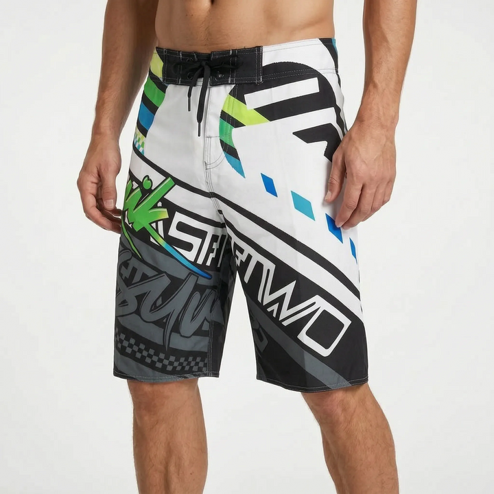 Badeshorts med print - Vintala