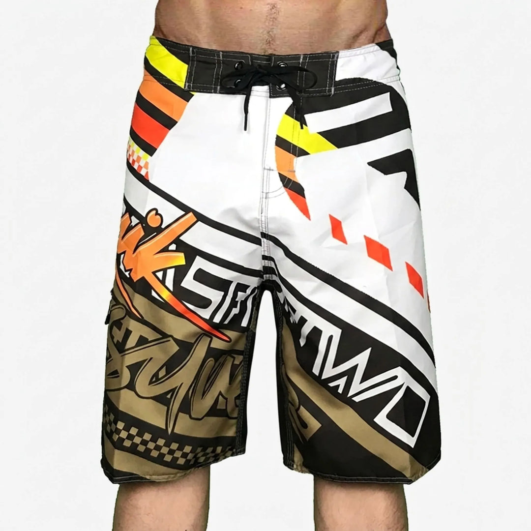 Badeshorts med print - Vintala