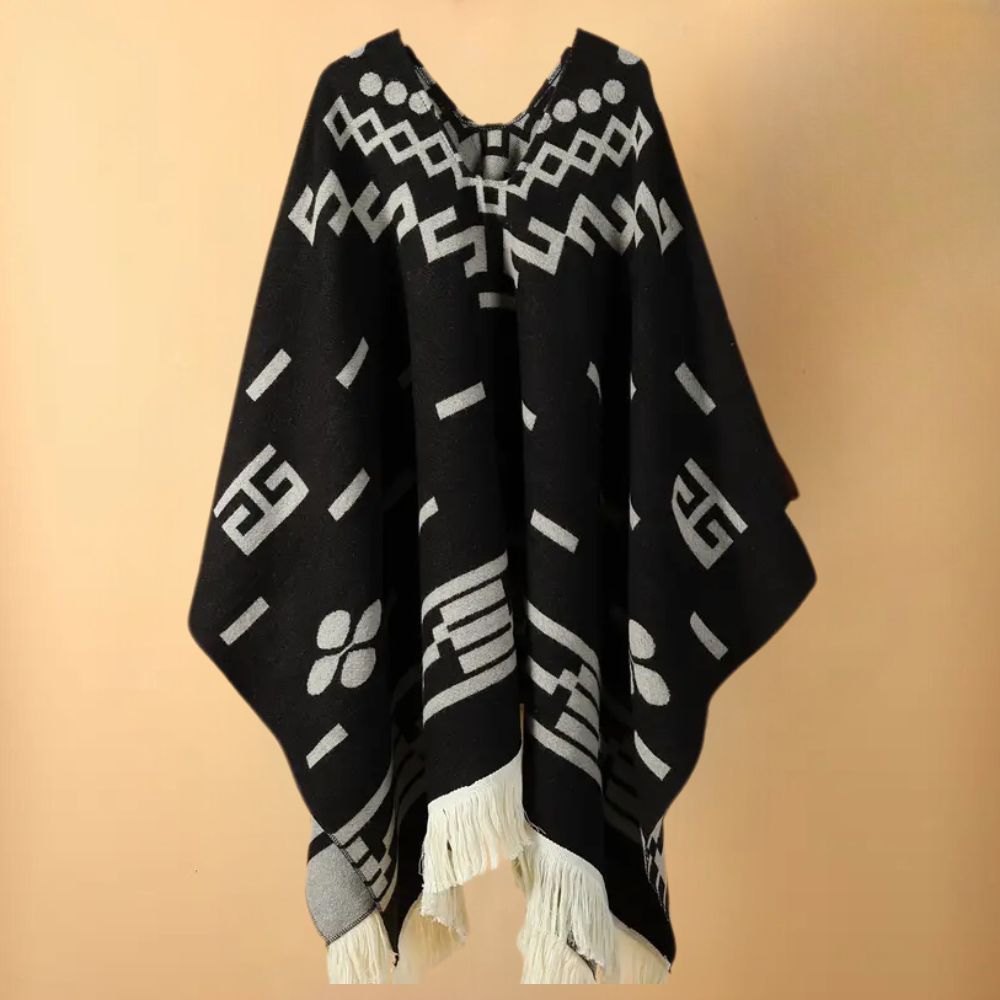 Varm poncho til mænd - Kael