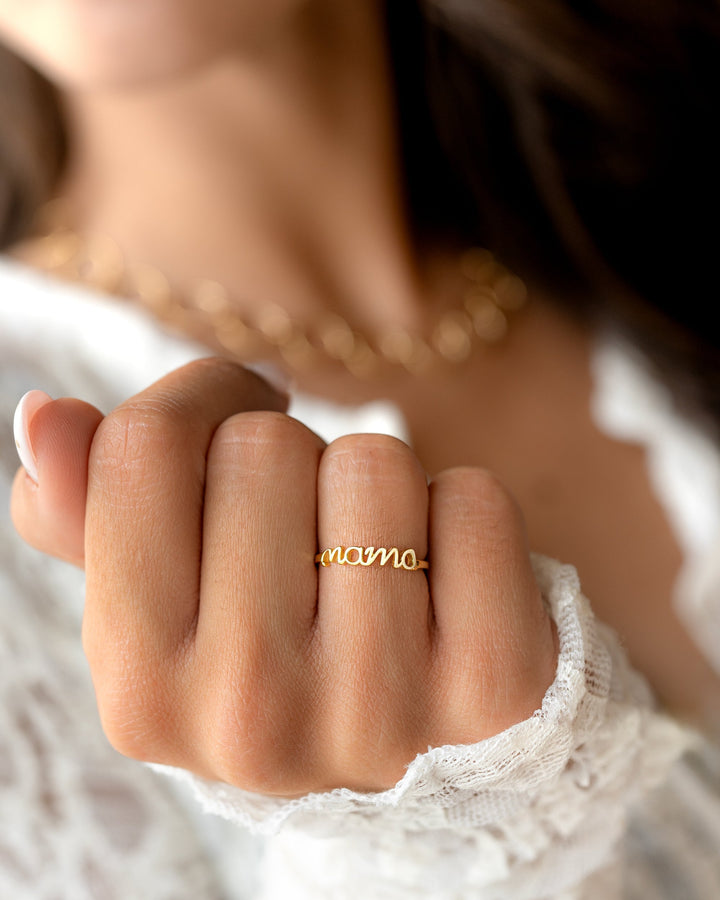 Stilfuld Mama-ring - Emma