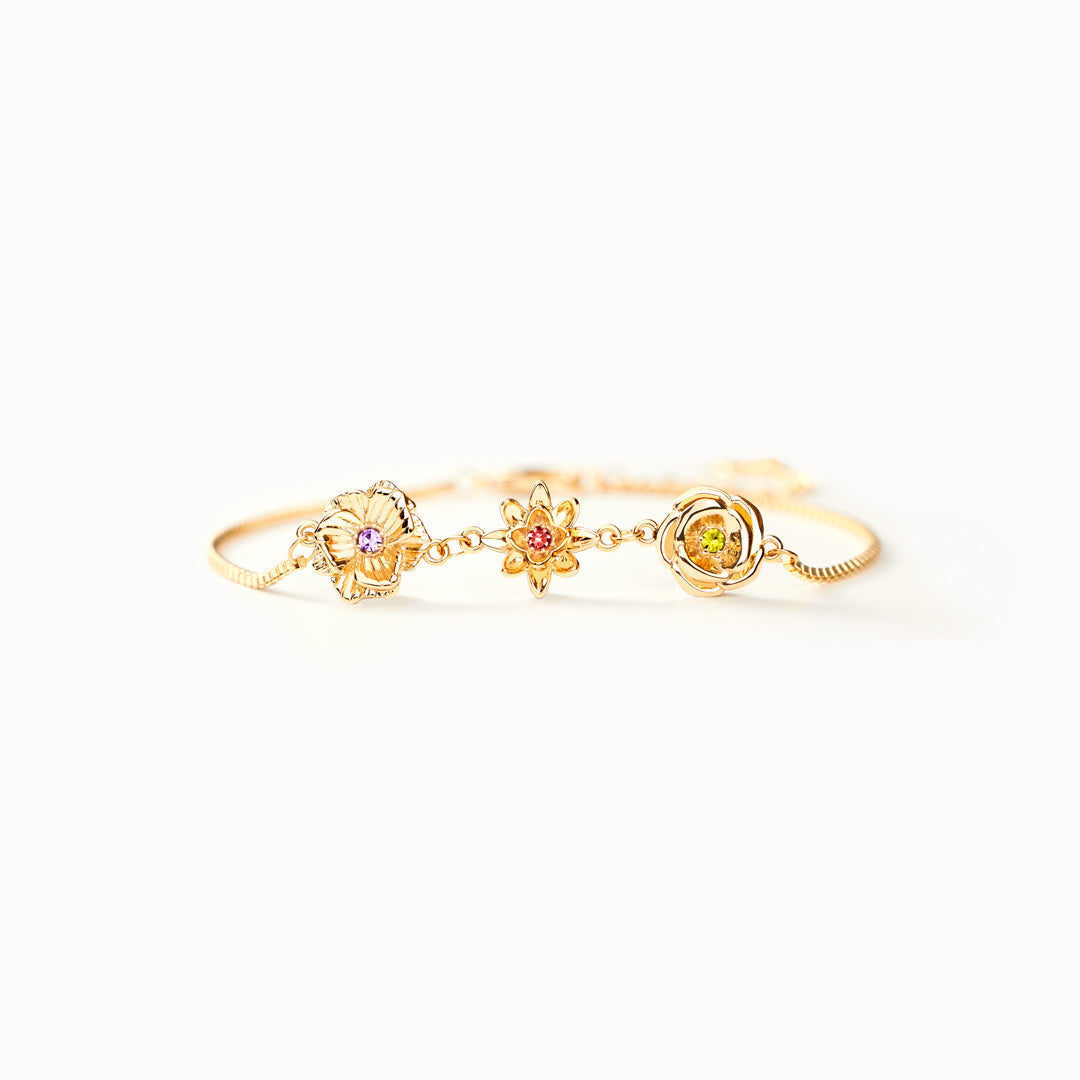 Fødselsblomst-armbånd - Én blomst pr. barn
