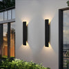Moderne Udendørslampe – LED-væglampe Op/Ned, Vandtæt, Lodret Design