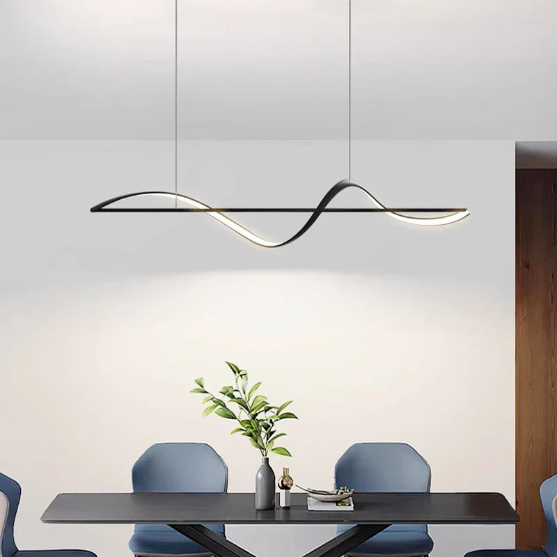 "Fala"-pendellampe – moderne LED-lampe til bord eller køkkenø