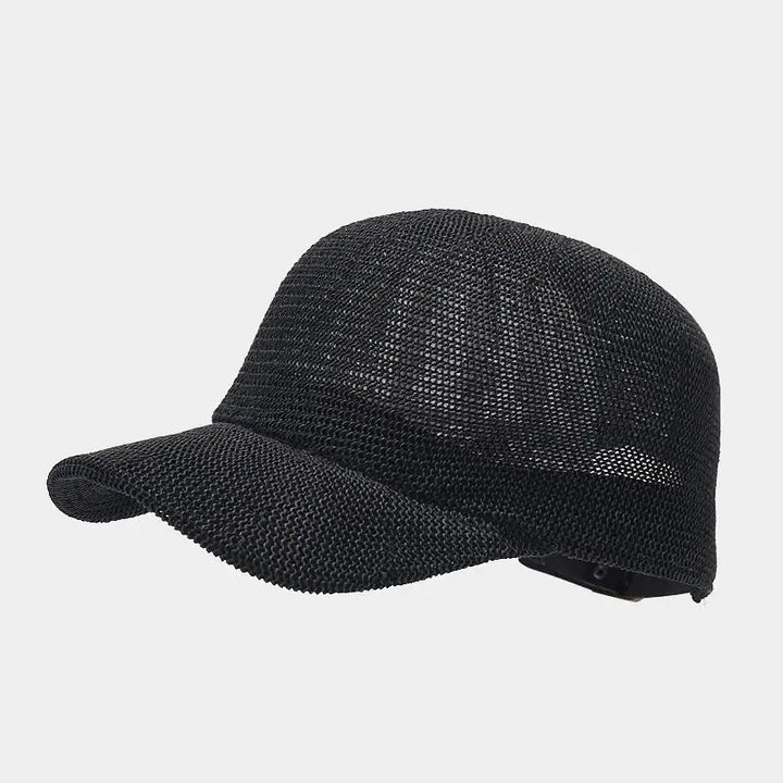 Modeflettet solhat med bred skygge - SunWeave-stil