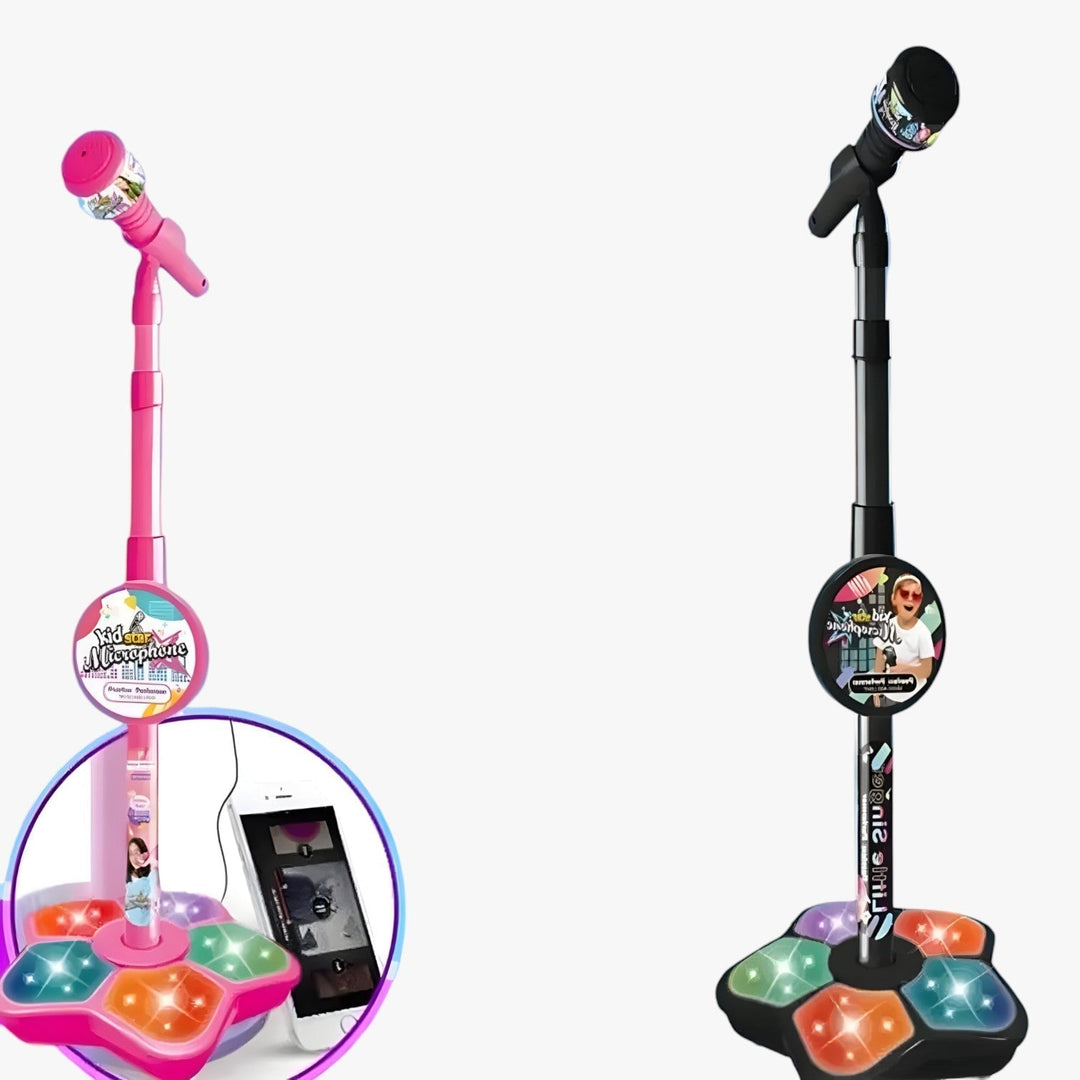 Mikrofon til børn med højdejusterbart stativ – SoundFun Stage