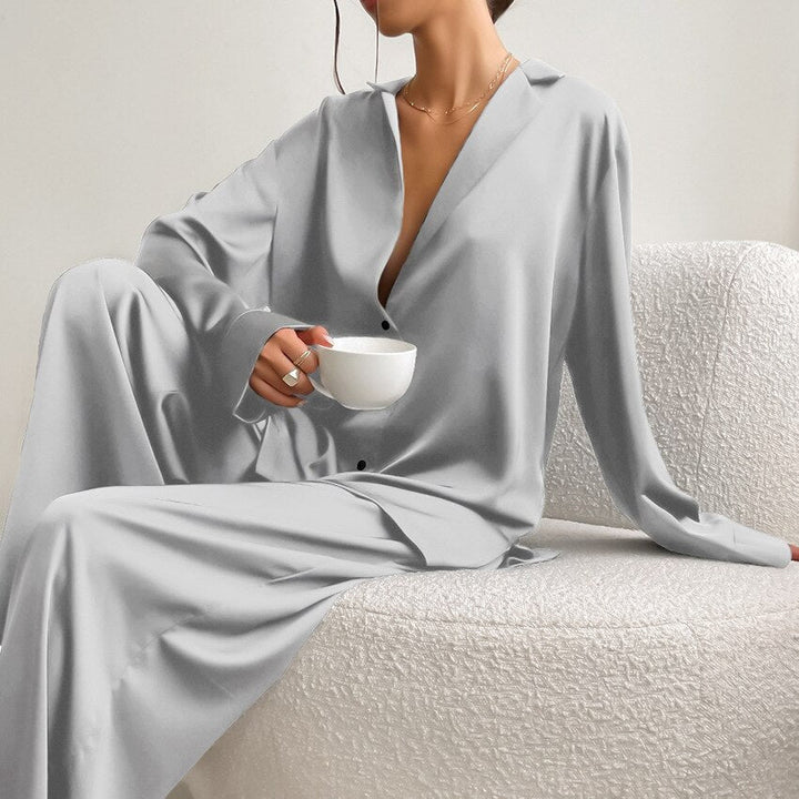 Satin-pyjamassæt til damer – Isabella