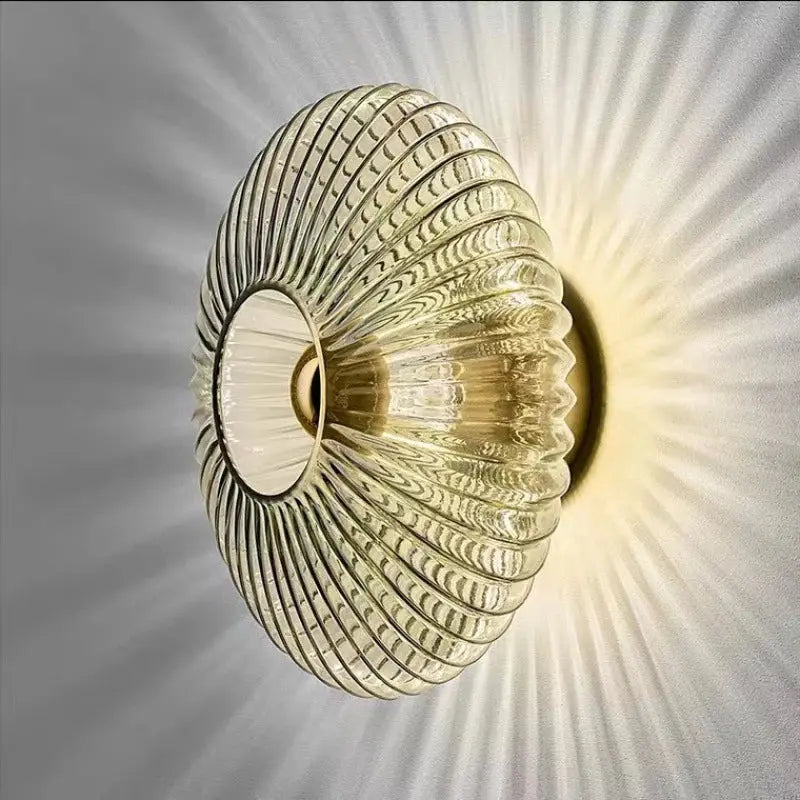 OpaliVé nordisk vægglampe i glas | Kreativ belysning til lofter og vægge i moderne interiør