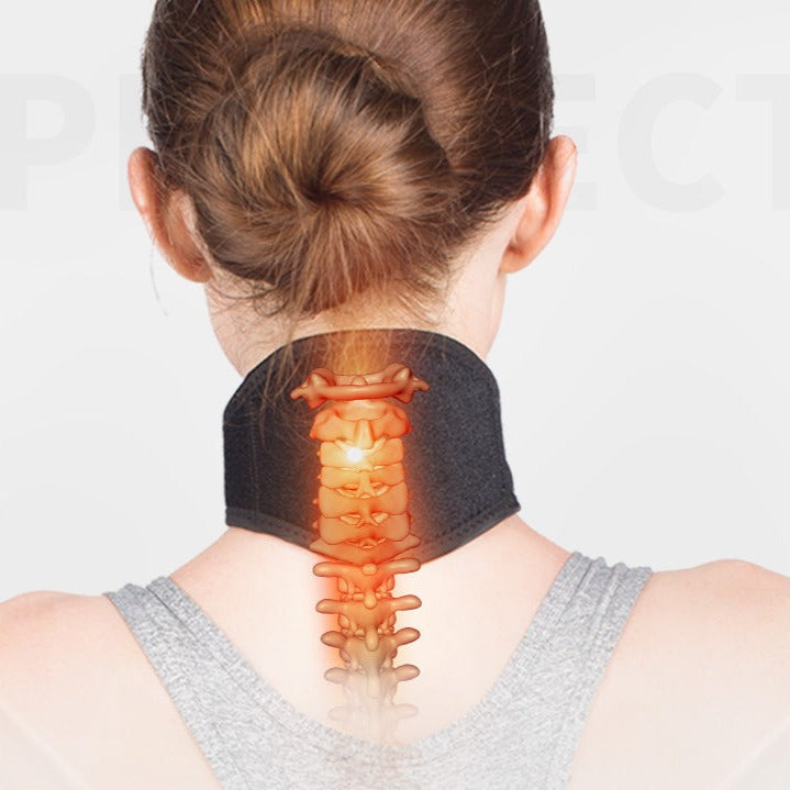VitalTherm nakkekrave | Med turmalin & magneter | Selvopvarmende & smertelindring