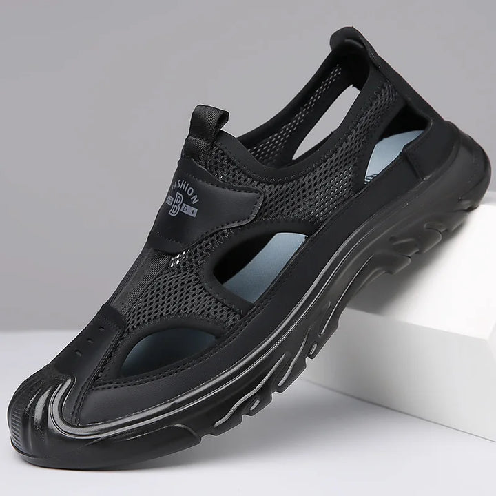 Åndbare og stilfulde mesh-sandaler til mænd – Leon