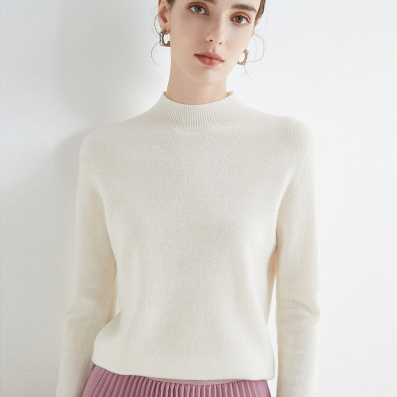 Cashmere-sweater SilkThread | Let premium pullover til kvinder, velegnet til alle årstider