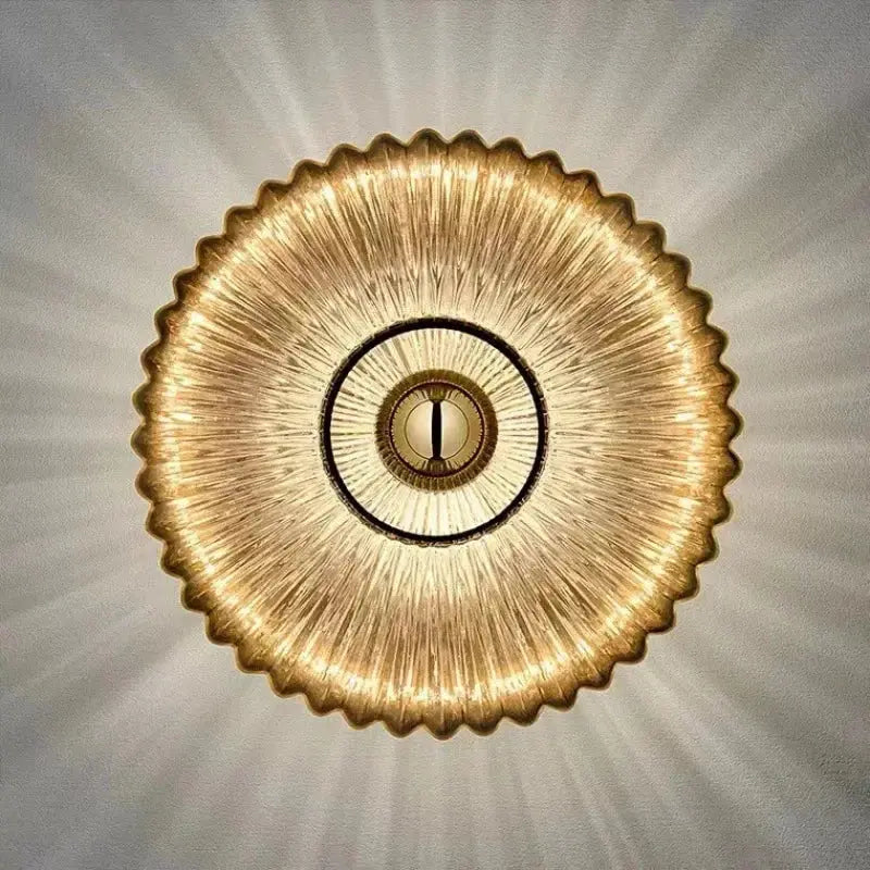OpaliVé nordisk vægglampe i glas | Kreativ belysning til lofter og vægge i moderne interiør