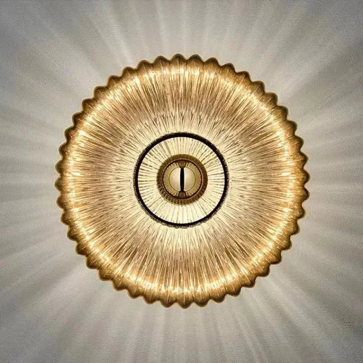 OpaliVé nordisk vægglampe i glas | Kreativ belysning til lofter og vægge i moderne interiør