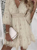Boho Sommer Kjole med Broderi