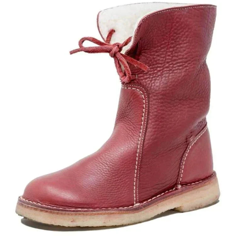 Luksuriøse halvhøje foerede damestøvler - Sophia Hike Boot