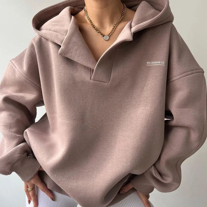 Varm hoodie til damer til vinterdage – Sibylla
