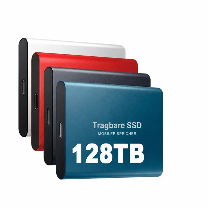 Ultrahurtig 128 TB SSD med kompakt, robust konstruktion