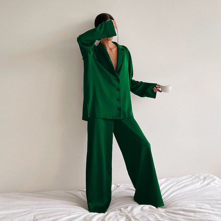 Satin-pyjamassæt til damer – Isabella