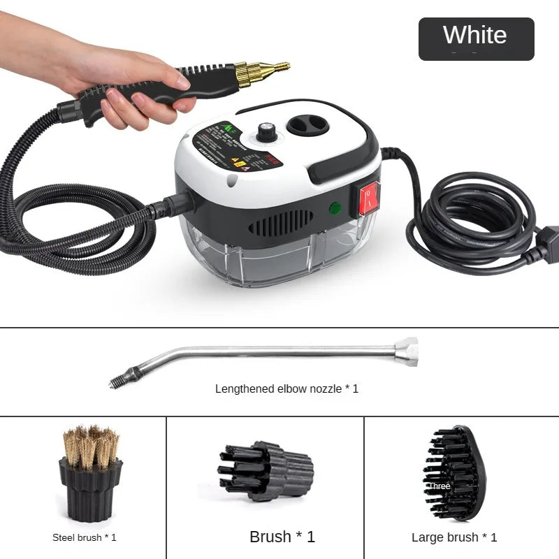 STEAMVOLT damprenser | 2500 W højtryk | 3 bar damptryk | Til køkken, badeværelse & hjem