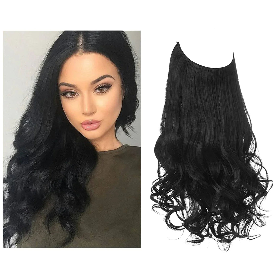 SecretHair | Ægte Hår Extensions Premium | 100% REMY-kvalitet | Volumen og Længde Uden Sømme | Naturlig Glans | Varmebestandig og Holdbar