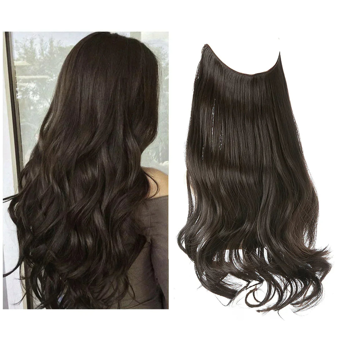 SecretHair | Ægte Hår Extensions Premium | 100% REMY-kvalitet | Volumen og Længde Uden Sømme | Naturlig Glans | Varmebestandig og Holdbar