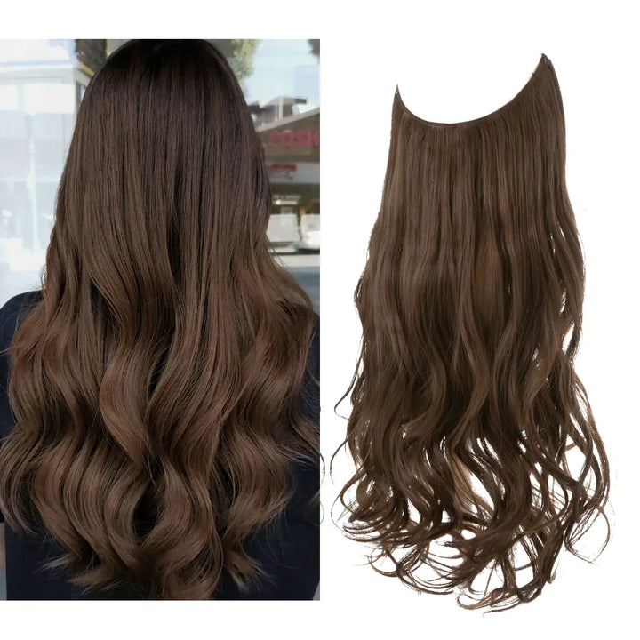 SecretHair | Ægte Hår Extensions Premium | 100% REMY-kvalitet | Volumen og Længde Uden Sømme | Naturlig Glans | Varmebestandig og Holdbar
