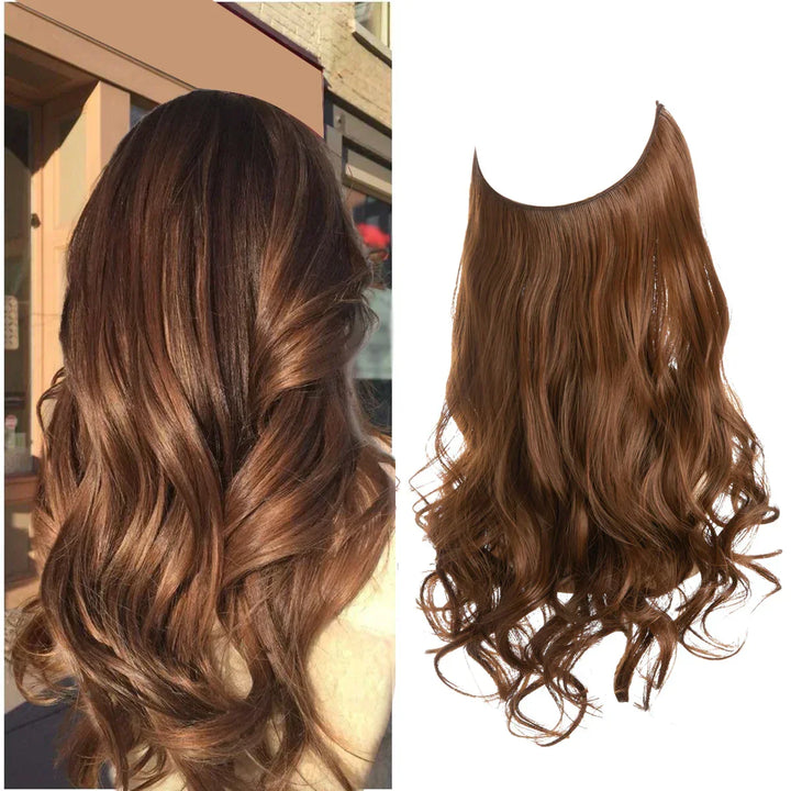 SecretHair | Ægte Hår Extensions Premium | 100% REMY-kvalitet | Volumen og Længde Uden Sømme | Naturlig Glans | Varmebestandig og Holdbar