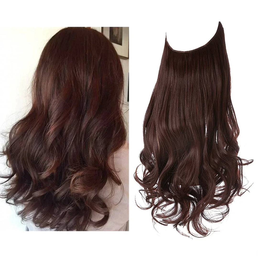 SecretHair | Ægte Hår Extensions Premium | 100% REMY-kvalitet | Volumen og Længde Uden Sømme | Naturlig Glans | Varmebestandig og Holdbar