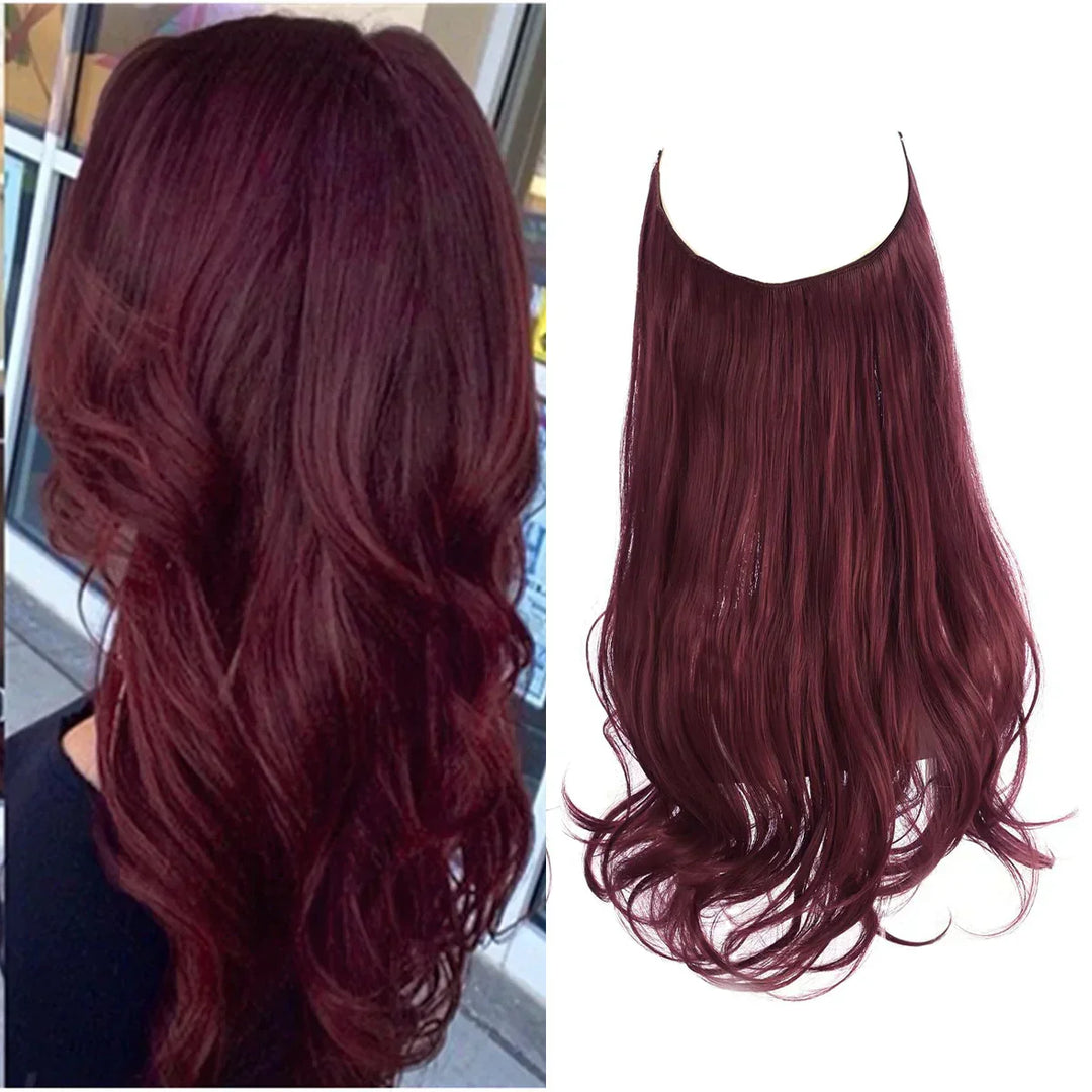 SecretHair | Ægte Hår Extensions Premium | 100% REMY-kvalitet | Volumen og Længde Uden Sømme | Naturlig Glans | Varmebestandig og Holdbar
