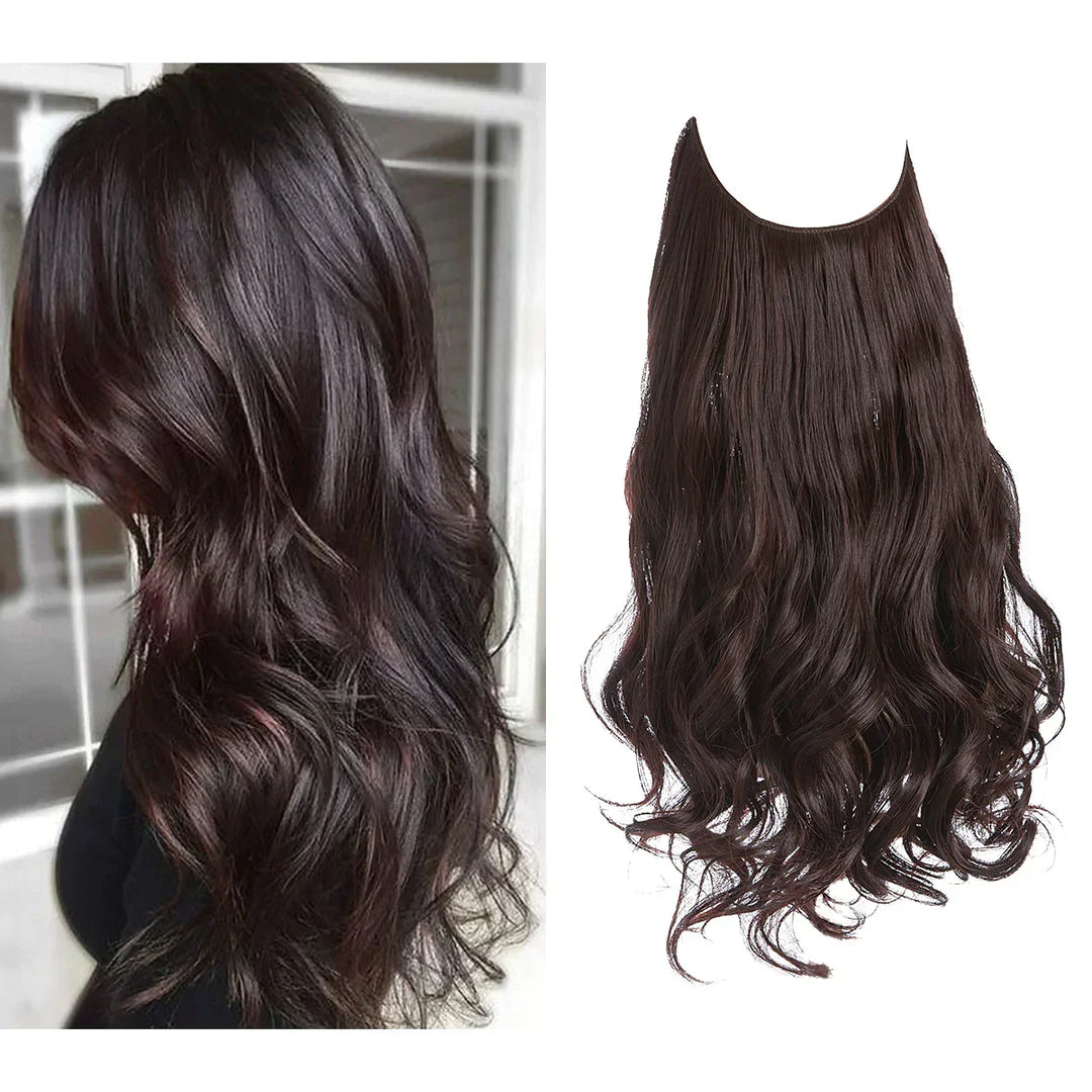 SecretHair | Ægte Hår Extensions Premium | 100% REMY-kvalitet | Volumen og Længde Uden Sømme | Naturlig Glans | Varmebestandig og Holdbar