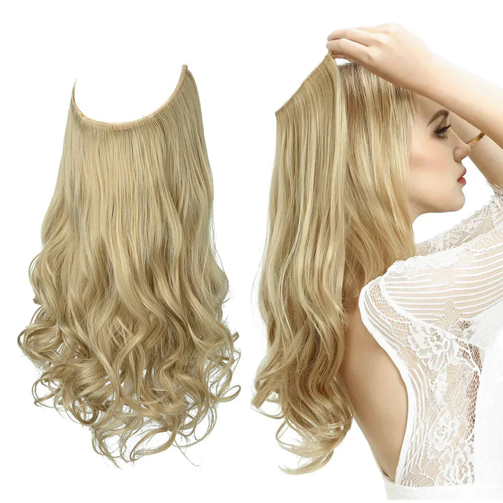 SecretHair | Ægte Hår Extensions Premium | 100% REMY-kvalitet | Volumen og Længde Uden Sømme | Naturlig Glans | Varmebestandig og Holdbar