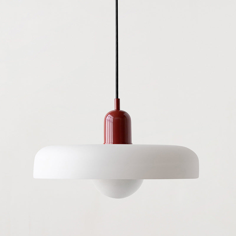Farverig pendellampe i Bauhaus-stil - StiloGlas