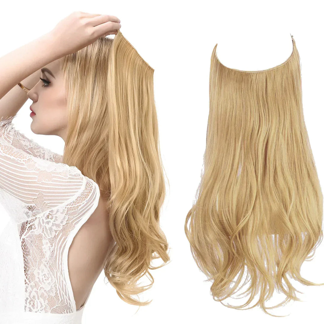 SecretHair | Ægte Hår Extensions Premium | 100% REMY-kvalitet | Volumen og Længde Uden Sømme | Naturlig Glans | Varmebestandig og Holdbar