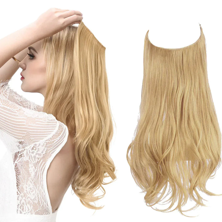SecretHair | Ægte Hår Extensions Premium | 100% REMY-kvalitet | Volumen og Længde Uden Sømme | Naturlig Glans | Varmebestandig og Holdbar