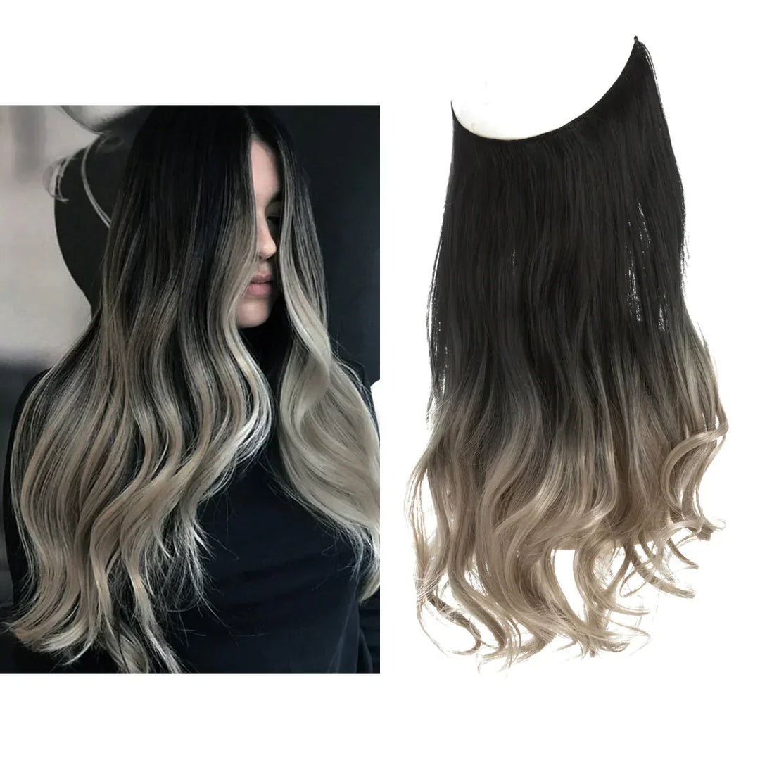 SecretHair | Ægte Hår Extensions Premium | 100% REMY-kvalitet | Volumen og Længde Uden Sømme | Naturlig Glans | Varmebestandig og Holdbar