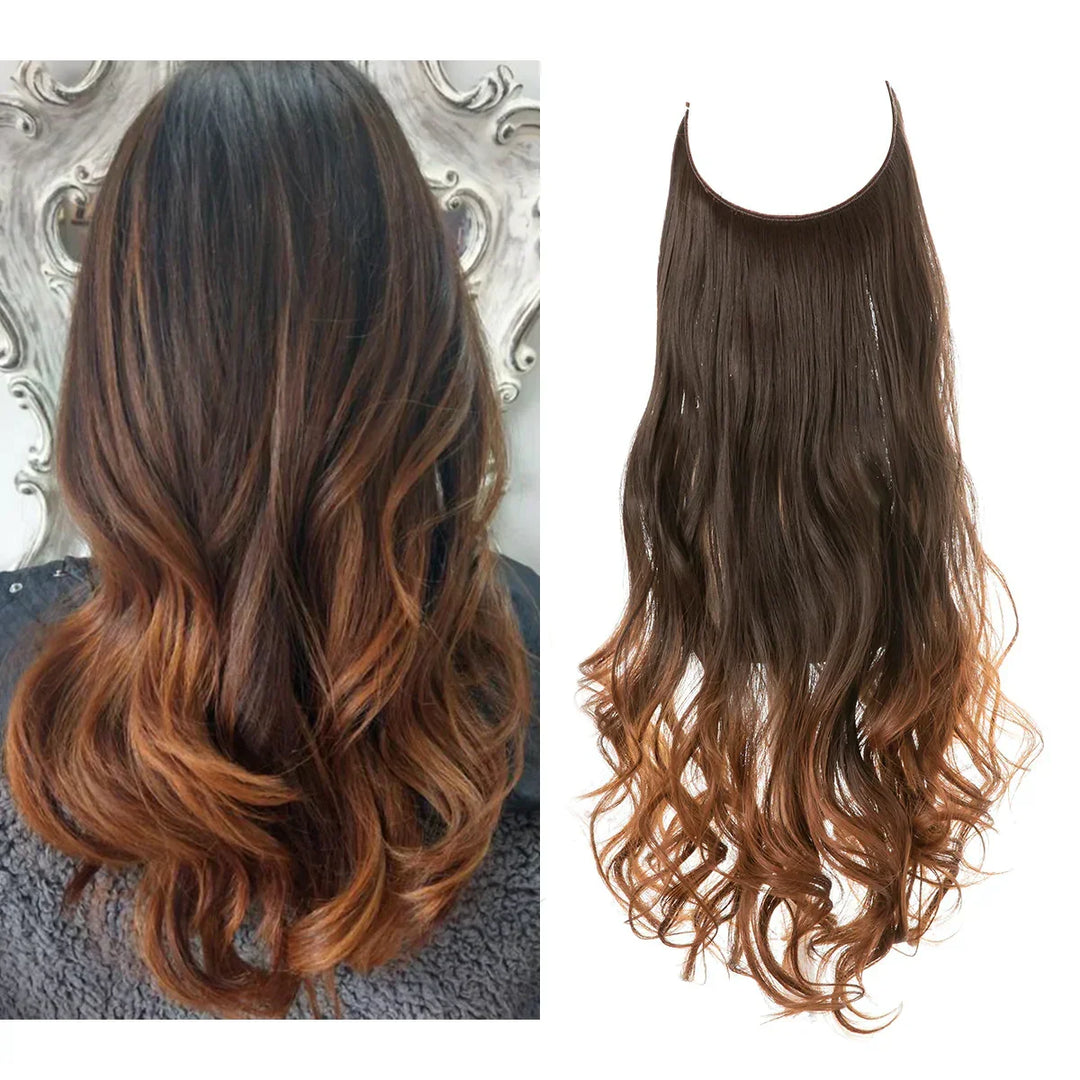 SecretHair | Ægte Hår Extensions Premium | 100% REMY-kvalitet | Volumen og Længde Uden Sømme | Naturlig Glans | Varmebestandig og Holdbar