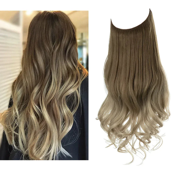 SecretHair | Ægte Hår Extensions Premium | 100% REMY-kvalitet | Volumen og Længde Uden Sømme | Naturlig Glans | Varmebestandig og Holdbar