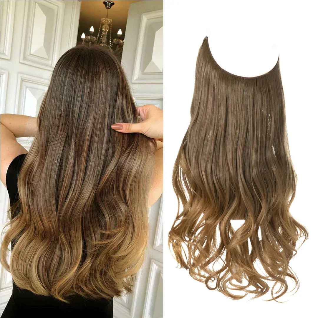 SecretHair | Ægte Hår Extensions Premium | 100% REMY-kvalitet | Volumen og Længde Uden Sømme | Naturlig Glans | Varmebestandig og Holdbar