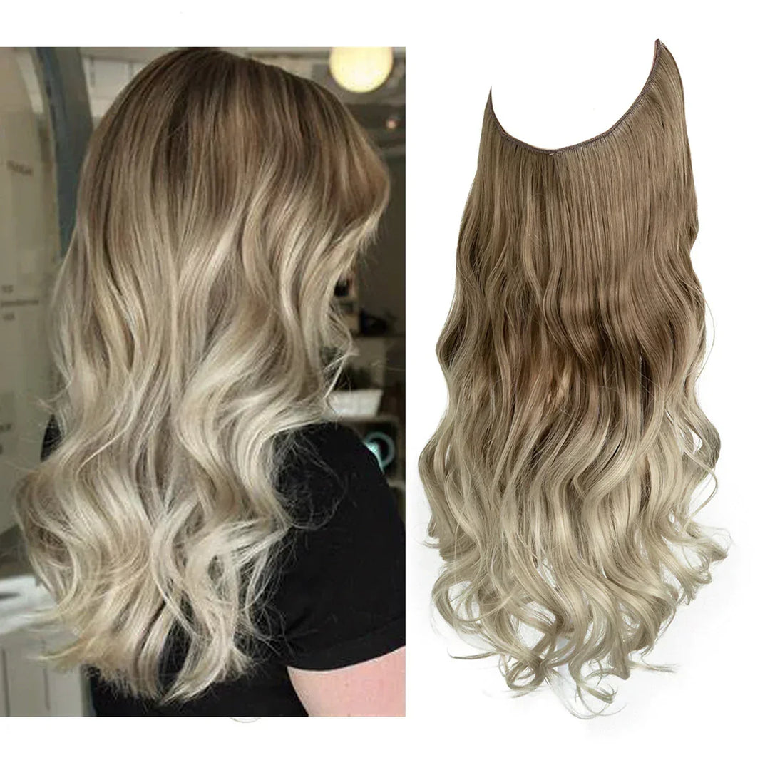 SecretHair | Ægte Hår Extensions Premium | 100% REMY-kvalitet | Volumen og Længde Uden Sømme | Naturlig Glans | Varmebestandig og Holdbar