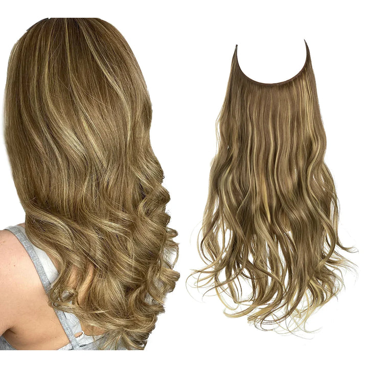 SecretHair | Ægte Hår Extensions Premium | 100% REMY-kvalitet | Volumen og Længde Uden Sømme | Naturlig Glans | Varmebestandig og Holdbar