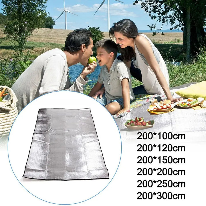 ThermaFoil Pro liggeunderlag | Ultralet & vandtæt | Varmereflekterende | Til camping & udendørs | 25 mm tyk